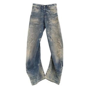 Acne Studios Blue Denim - Wide-Leg Jeans Women